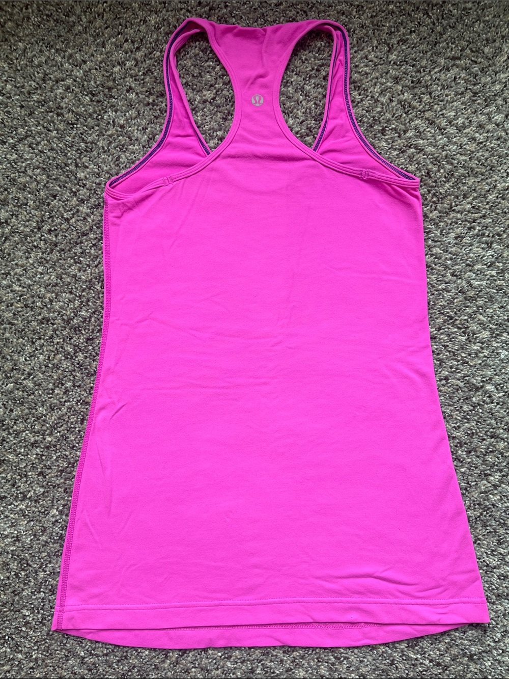Lululemon OG Cool Racerback Tank - Raspberry Glo Light?; Size 6 - Picture 2 of 5